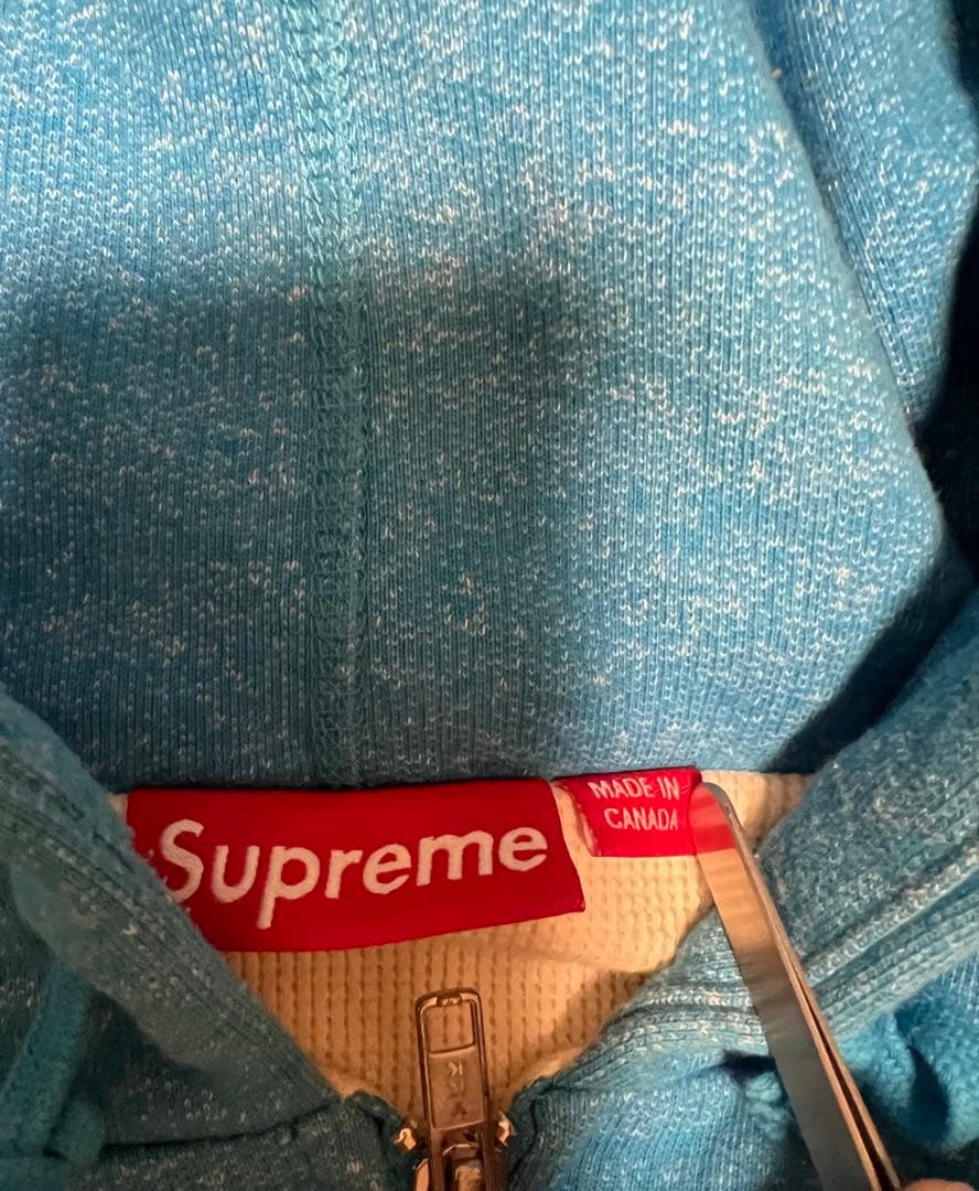 2010年製 old Supreme アーチロゴ ジップパーカー カナダ製 L