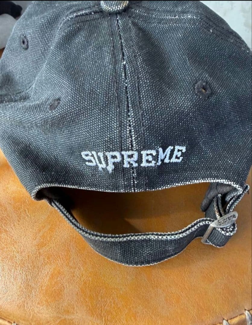 Supreme ブラック キャップ　ss