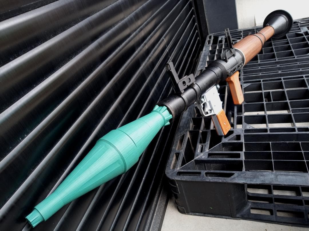 フルスクラッチ RPG-7 ロケットランチャー 3Dプリンター 成形 Ｋ