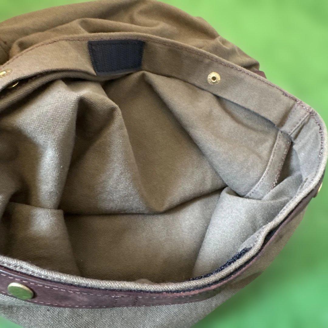 【NOBITO】 CHII_BAKO_Leather ソロキャンプ　ゴミ箱