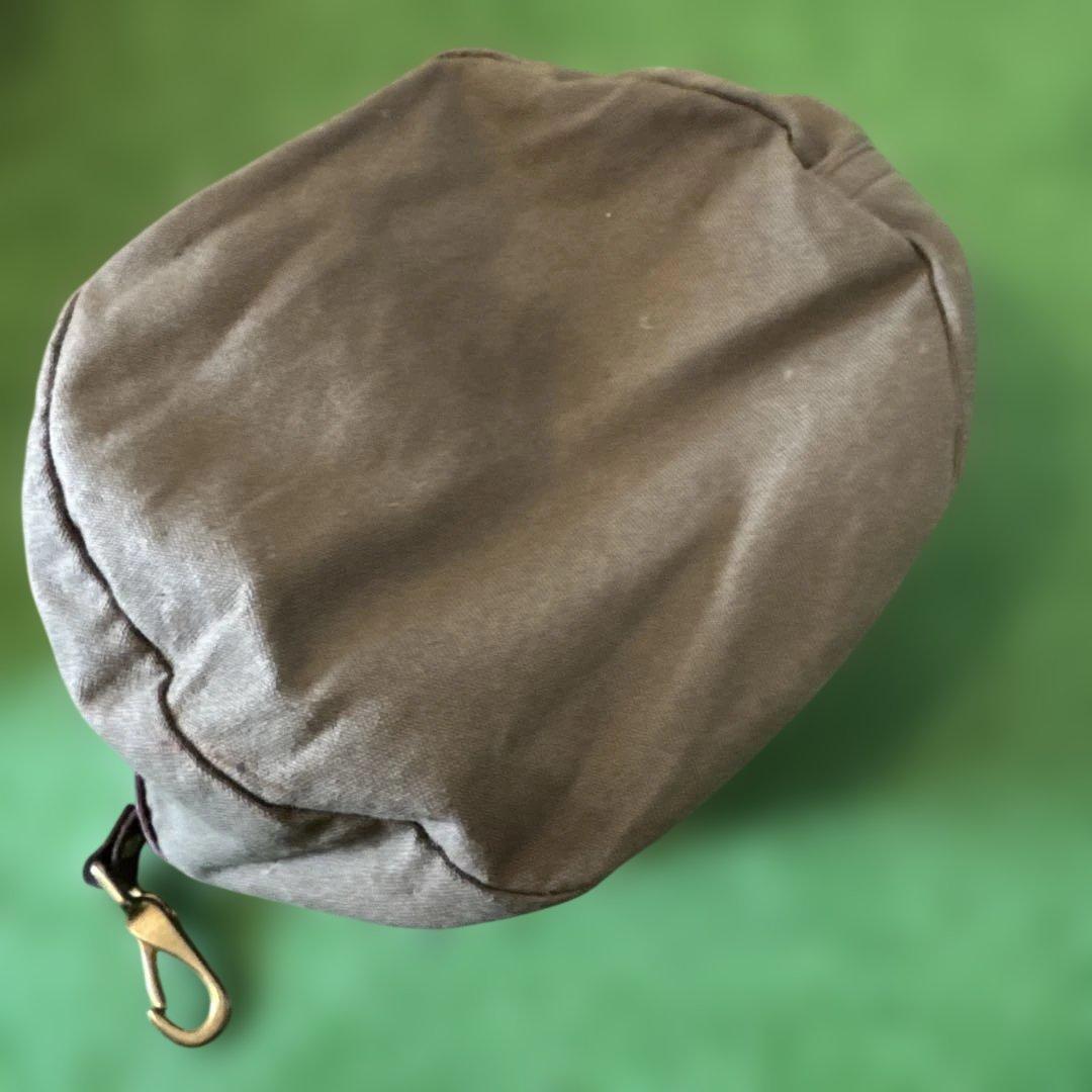 【NOBITO】 CHII_BAKO_Leather ソロキャンプ　ゴミ箱