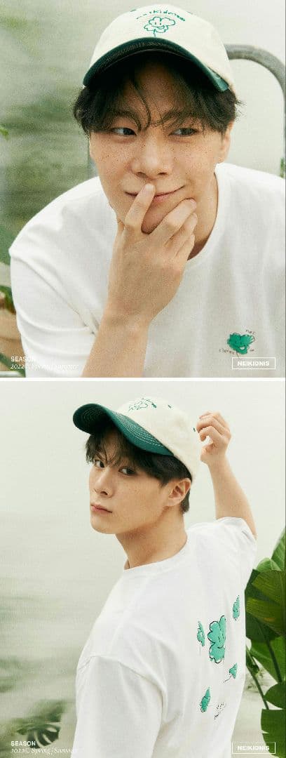 ☆moon☆ムンビンNEIKIDNIS DOODLE CLOVERキャップ