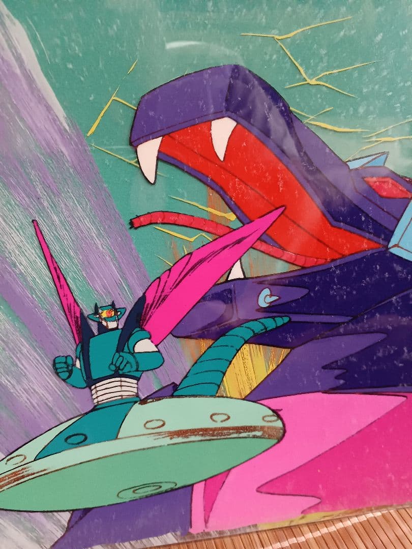 EDOYA　背景画付きセル画 UFO戦士ダイアポロン