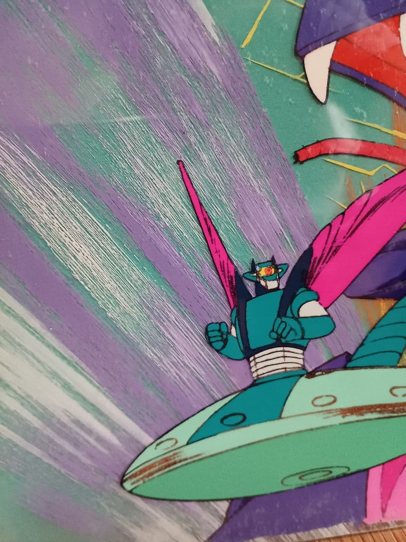 EDOYA　背景画付きセル画 UFO戦士ダイアポロン