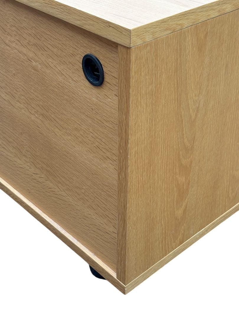 【年末限定】無印良品 スタッキングキャビネット オーク材 テレビ台 廃盤品