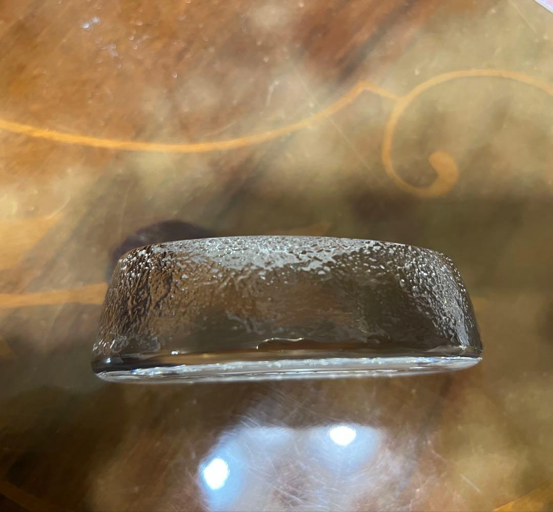 ガラス 船の彫刻　MATTS JONASSON SWEDEN