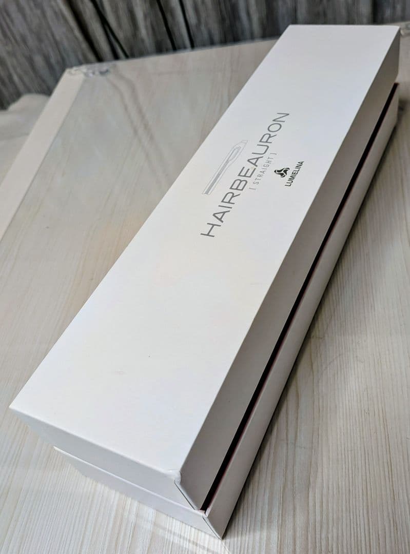 ゆったん専用　HAIRBEAURON ストレートヘアアイロン ホワイト