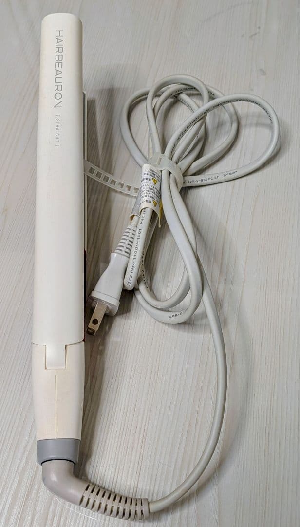 ゆったん専用　HAIRBEAURON ストレートヘアアイロン ホワイト