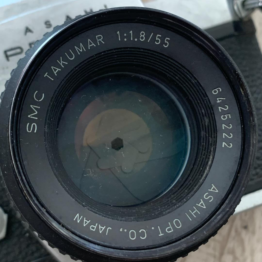 【現状品】PENTAX スポットマチックF フィルムカメラ ケース・ストラップ付