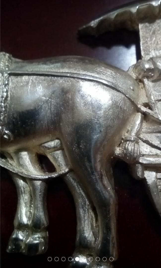 中国古玩純銀製飾り置物本物純銀と鑑定された激レア