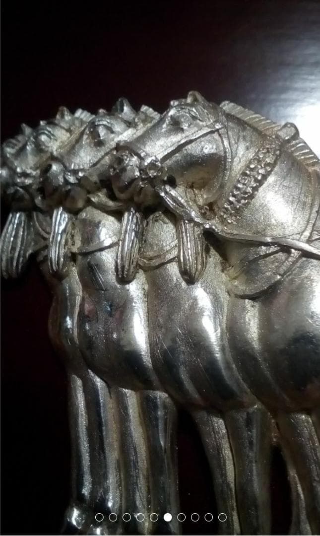 中国古玩純銀製飾り置物本物純銀と鑑定された激レア