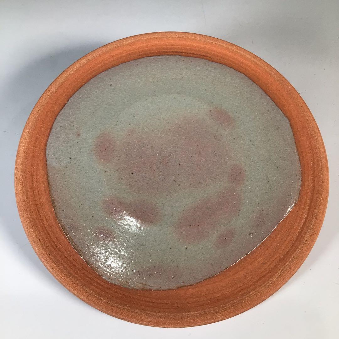 Ｎ７２３　水指　『菰山窯　宮田豊造』『金彩秋草文』『一重口水指』　共箱　茶道具