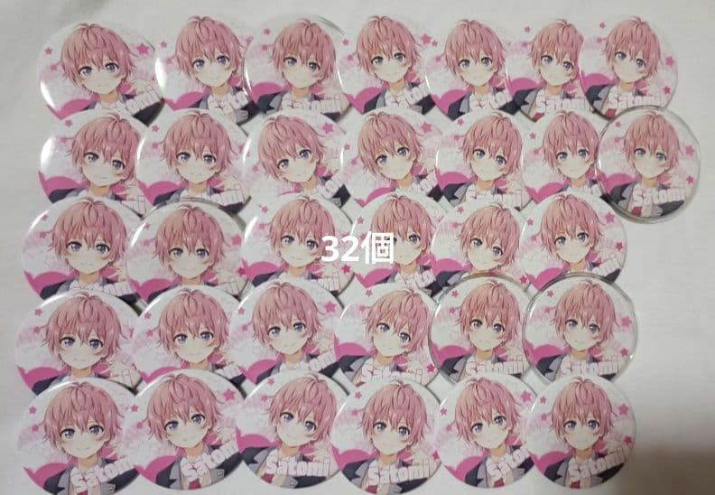 すとぷり　さとみ　缶バッチ　アリツア　等身