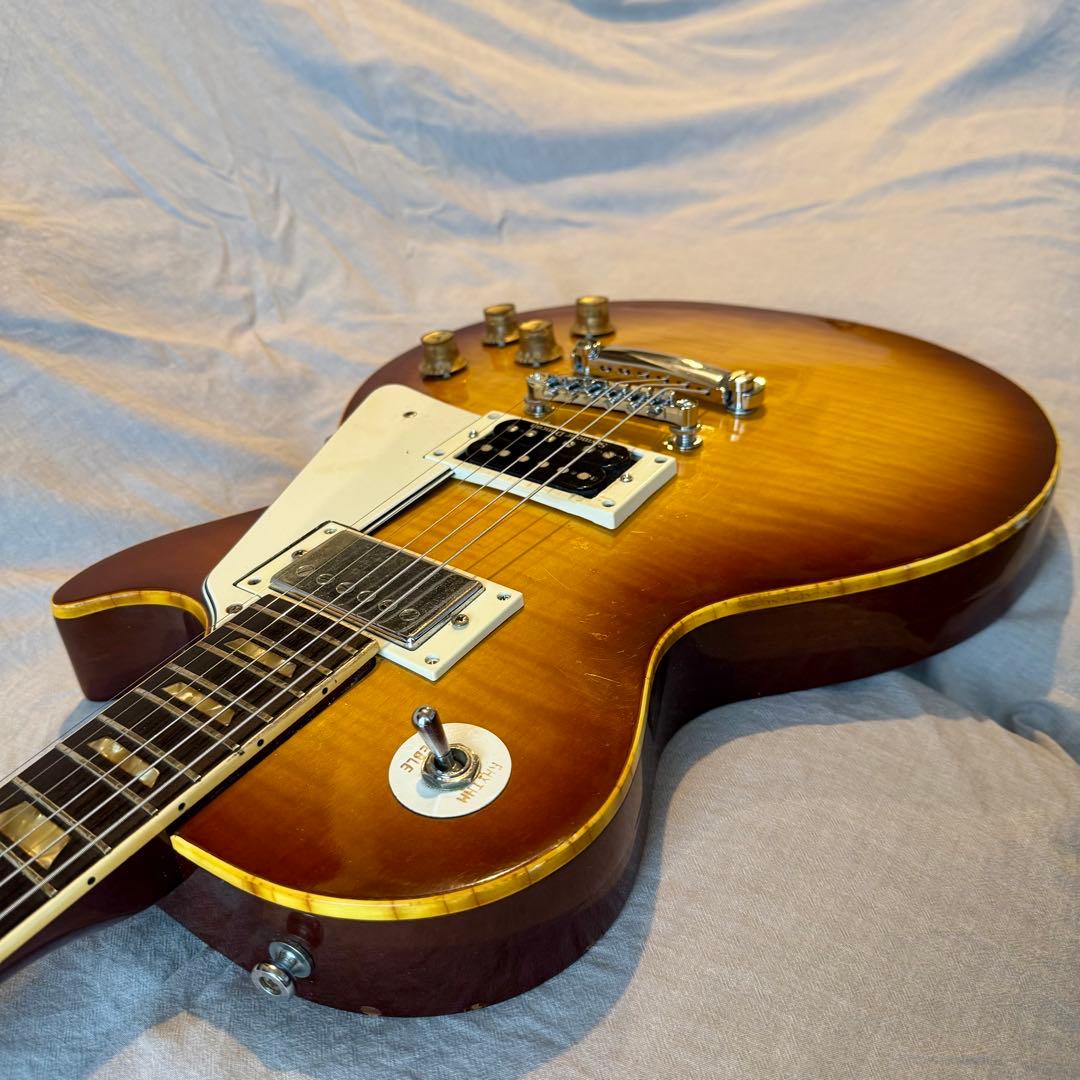 ダ*君様 【希少メンテ済】GrecoEG-420レスポール フレイム ダンカンピ