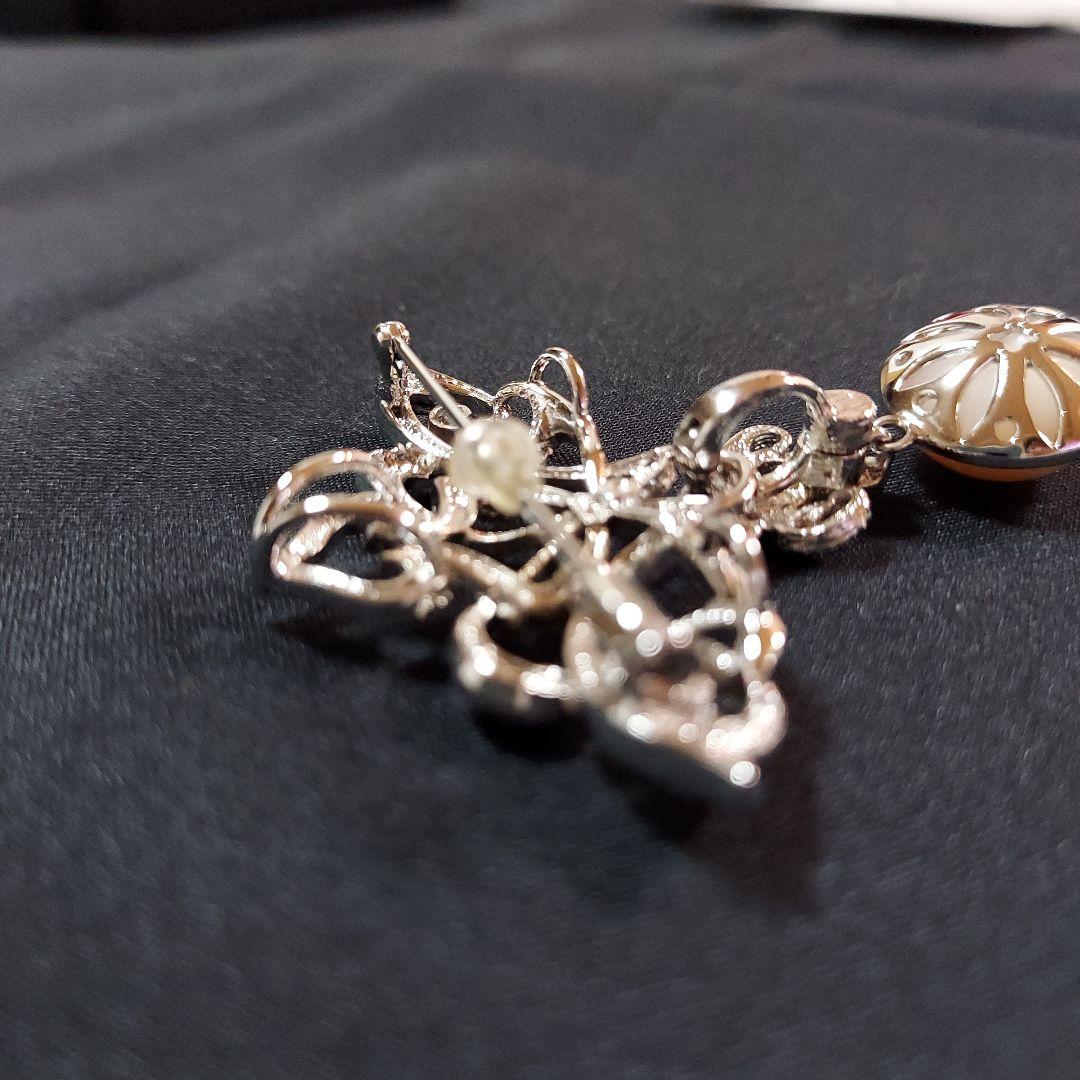 新品未使用　タサキ　マベ養殖真珠 約14mm　ブローチ&ペンダントトップ