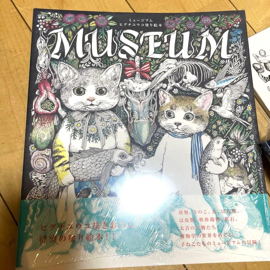 ヒグチユウコ　塗り絵、クロッキー帳、色鉛筆3点セット