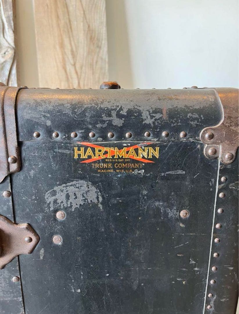 アンティークトランク　ヴィンテージ　ワードローブ　船舶トランク　HARTMANN