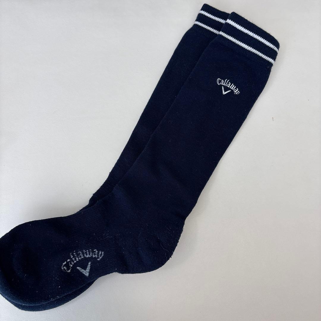 【6点セット】Callaway ゴルフウェアセット一式 ホワイト/ネイビー