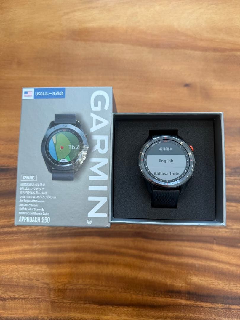 Garmin Approach S60 セラミック GPSゴルフ用距離計【美品】