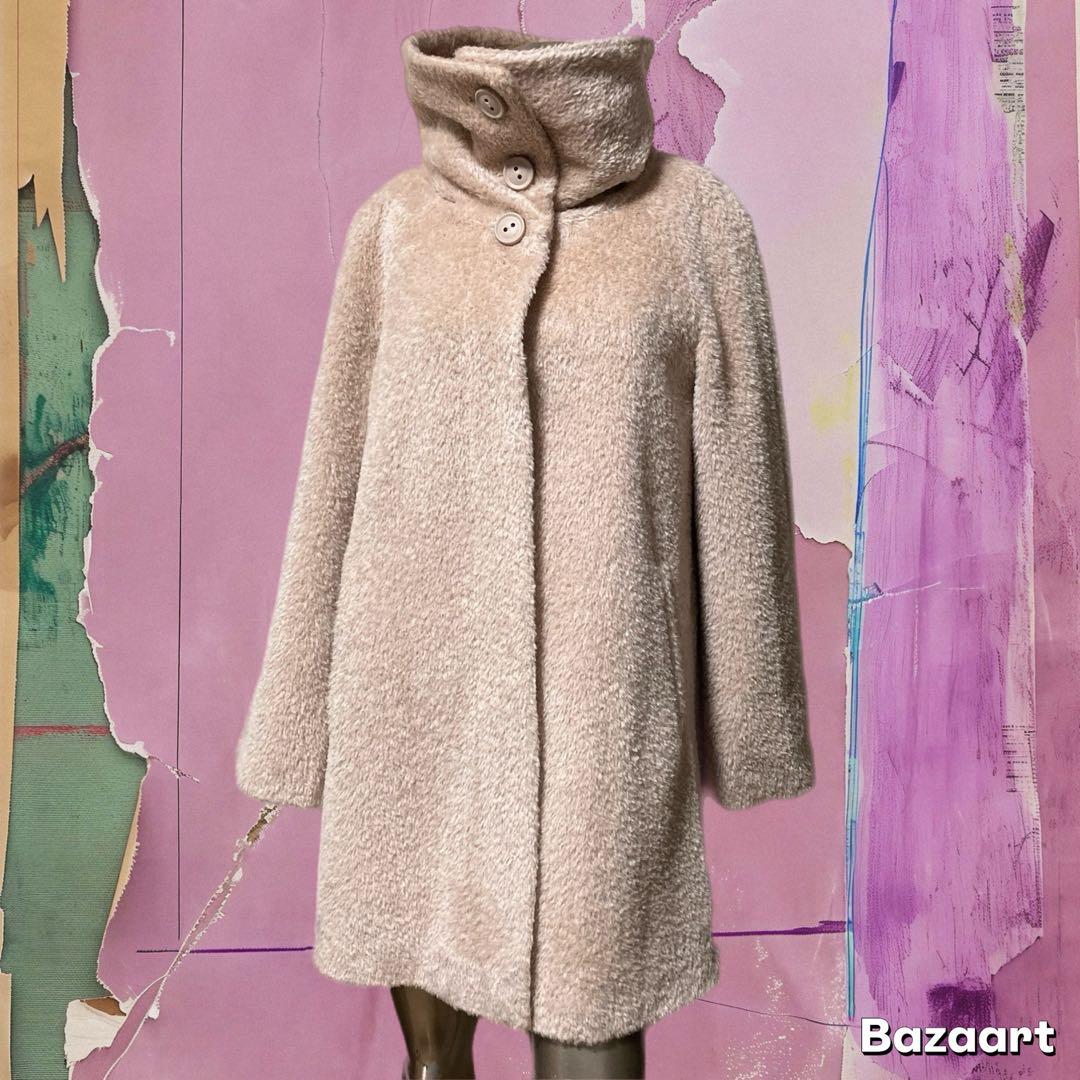 未使用 MAXMARA マックスマーラ テディベアコート アルパカ Aライン