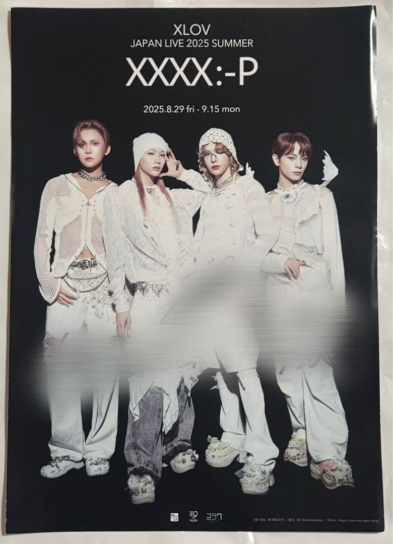 XLOV JAPAN LIVE 2025 SUMMER 直筆サインA4 ポスター