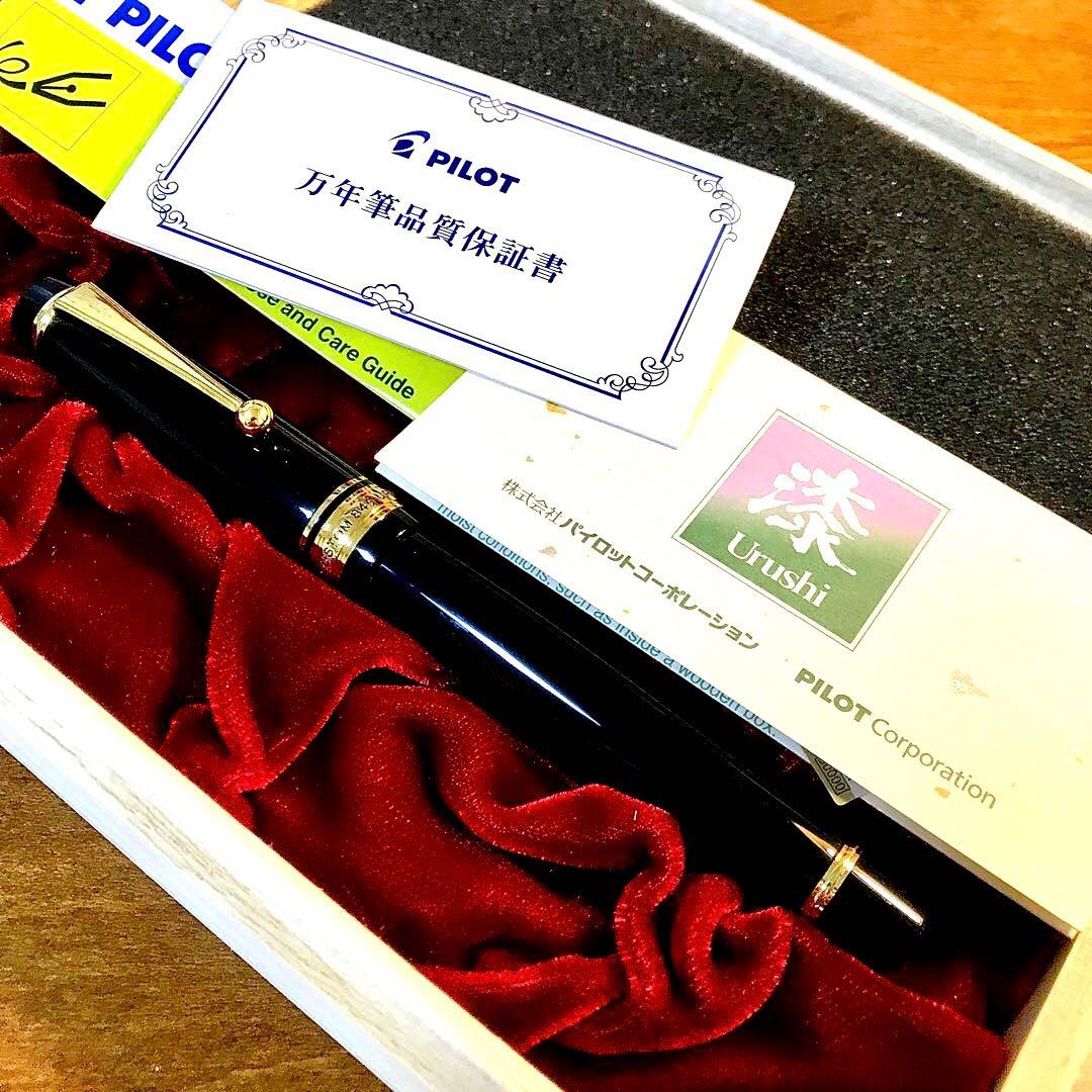 ☆ほぼ新品☆最極上品☆素晴らしいパイロットカスタム845漆万年筆(M)
