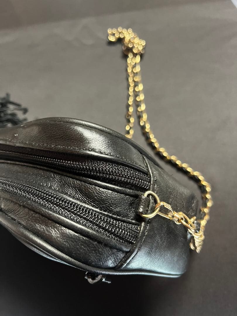 ももこちゃん　シャネル ラムスキン マトラッセ ショルダー バッグ.
