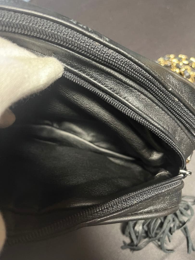 ももこちゃん　シャネル ラムスキン マトラッセ ショルダー バッグ.