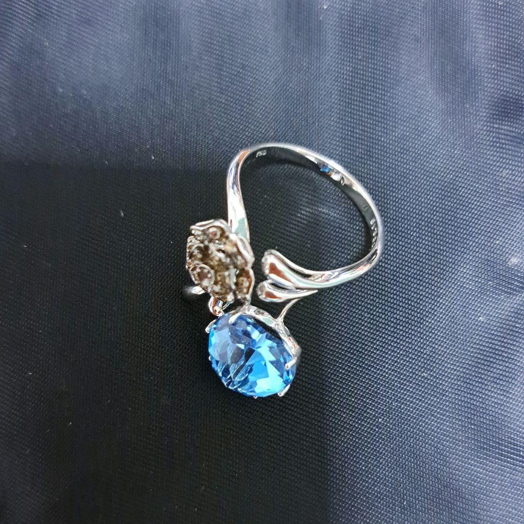 ハートブルートパーズk18wgリング