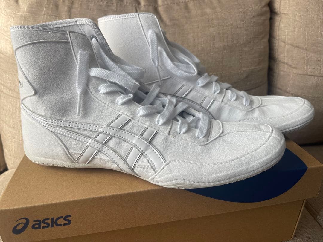 asics ボクシングシューズ ホワイト
