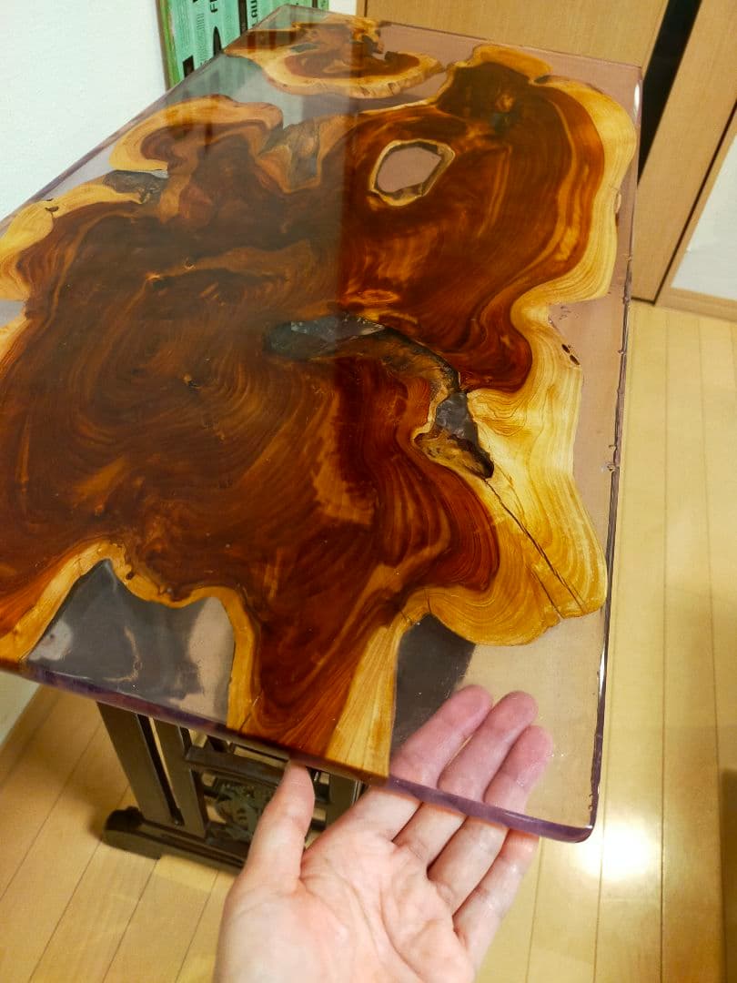 カズヒロ　ディスプレイ　レジン天板