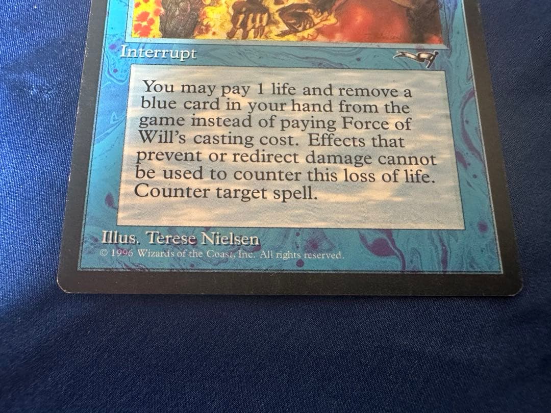 Force of Will 意志の力 英語版 4枚 アライアンス MTG