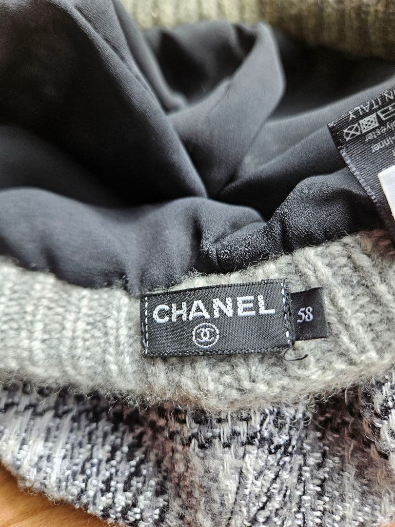 CHANEL　カシミヤ　ニット帽