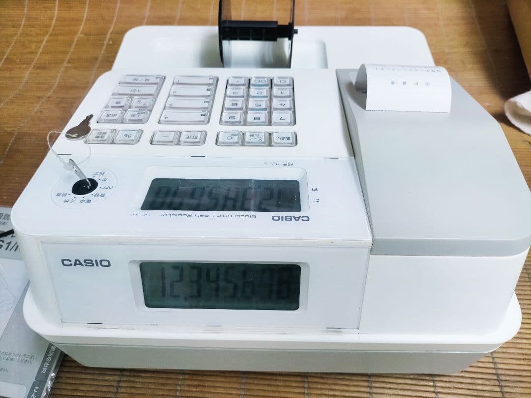 カシオレジスター　SE-G1　人気機種　送料無料　012999