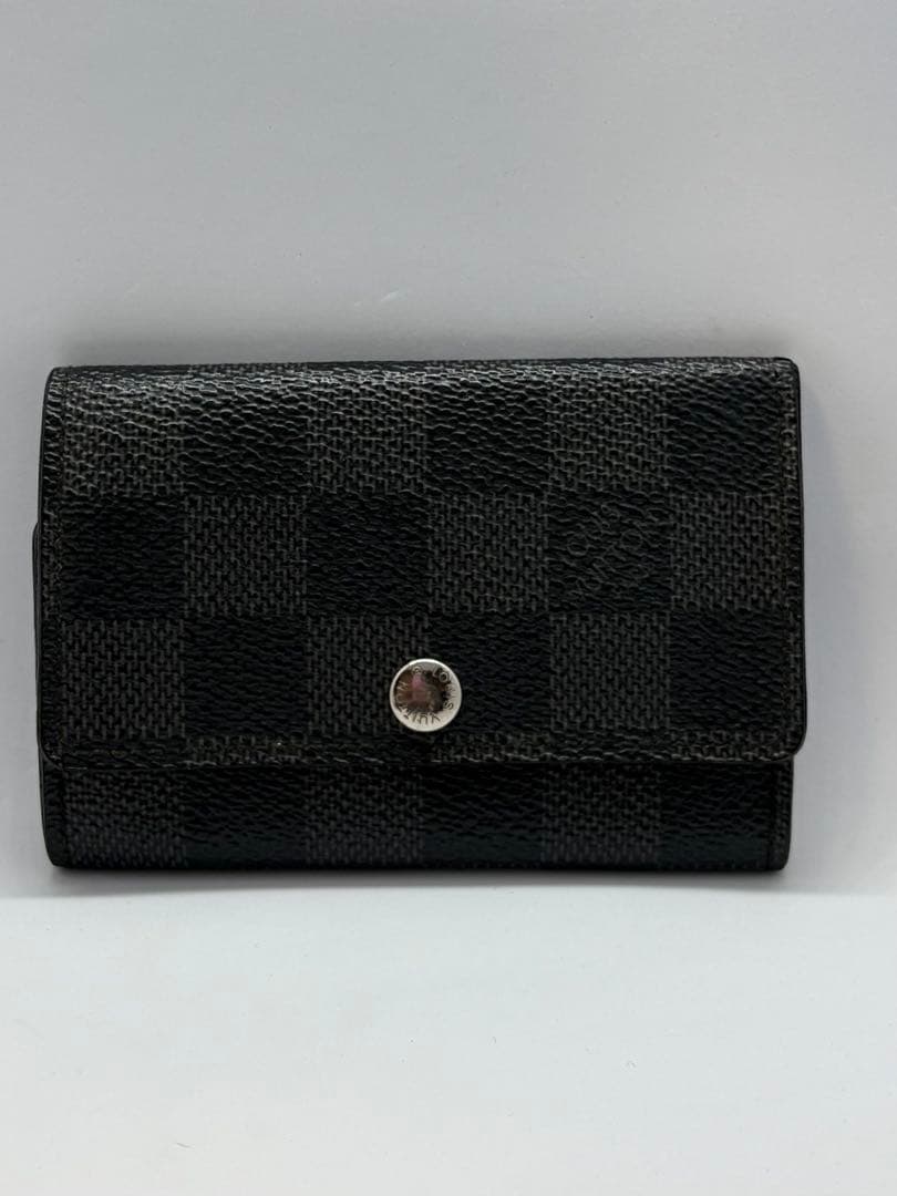 ルイヴィトン　キーケース　6連　ブラック　美品