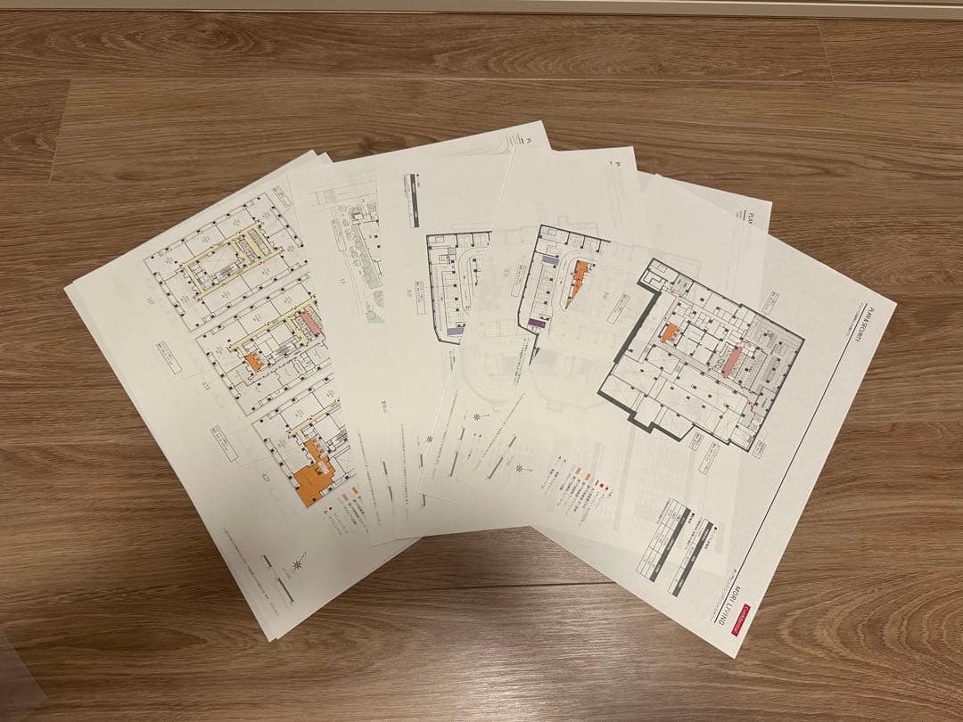 森ビル MORIビル 虎ノ門ヒルズ レジデンシャルタワー 図面 購入者向カタログ