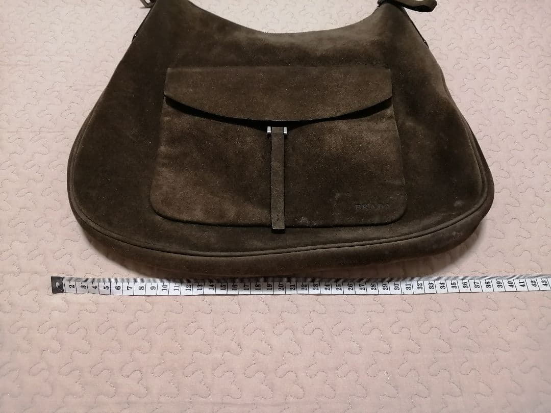 PRADA プラダ　ワンショルダー　ショルダーバッグ　スエード