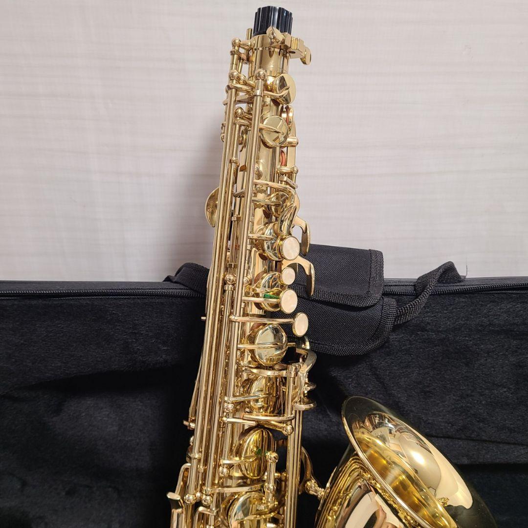 美品 テナーサックス SELVA 管楽器 ケース付 彫刻 セット アルトサックス
