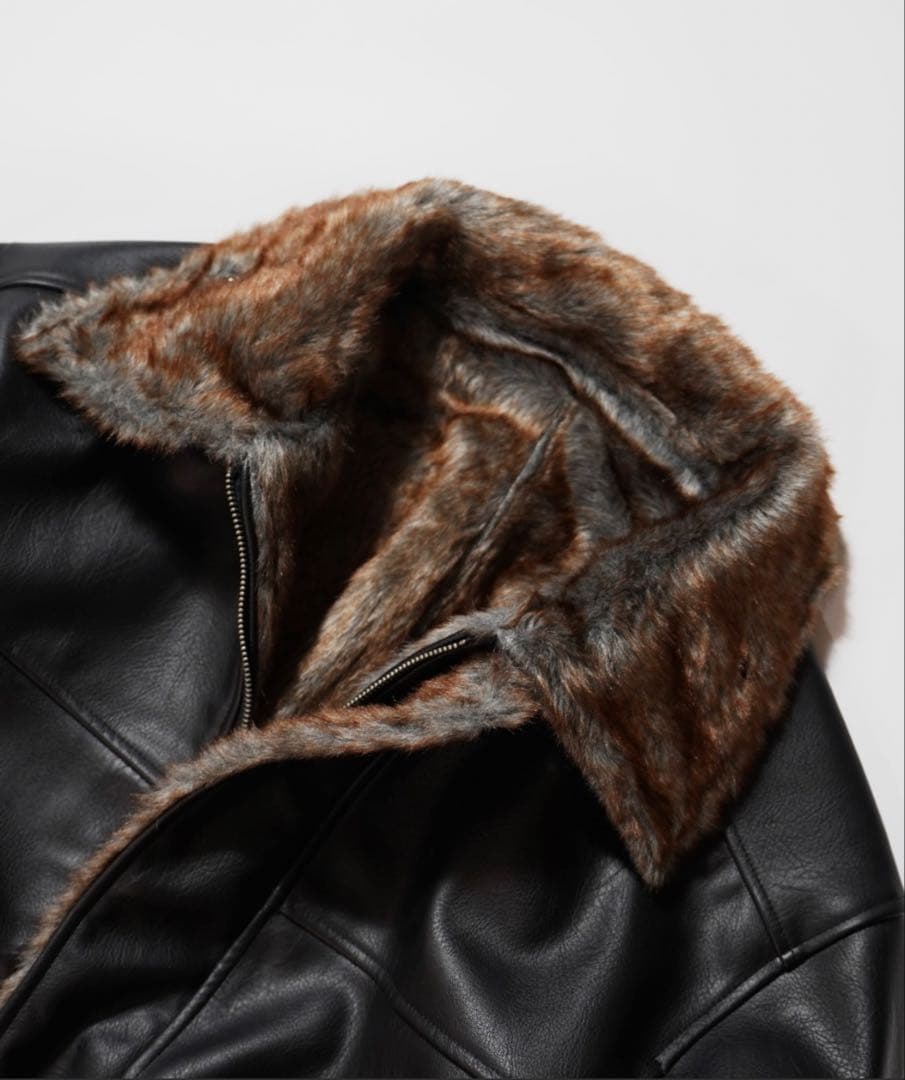 Camphorwoodフェイクレザーファー2wayリバーシブルフライト