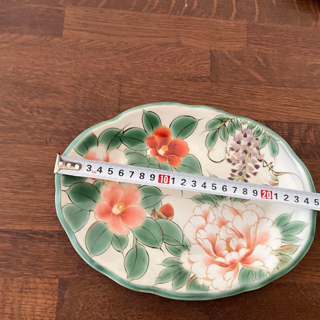 陶葊　陶あん　色絵付け　皿　レア