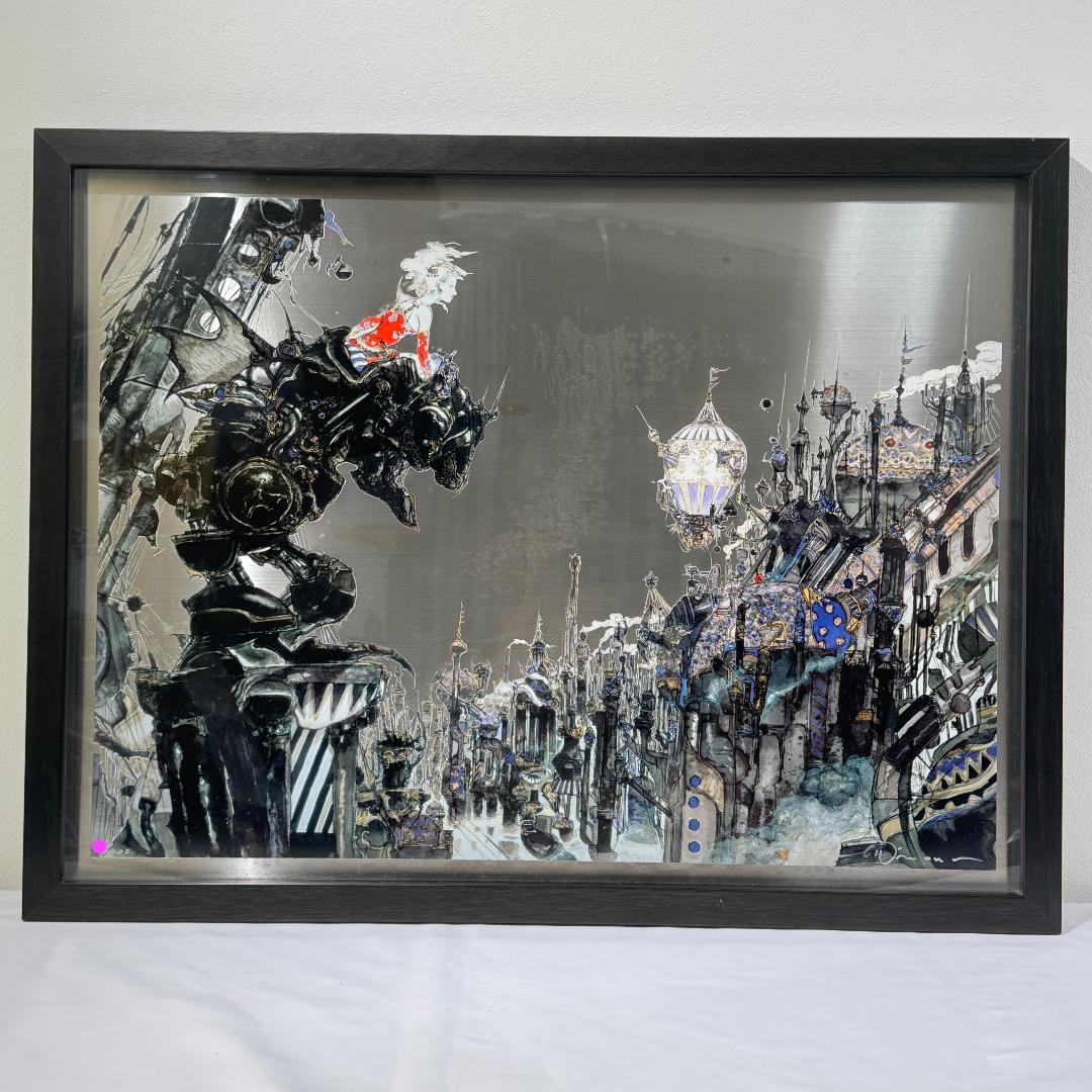 天野喜孝　FF6 街DX 版画 ティナ 魔導アーマー ファイナルファンタジー
