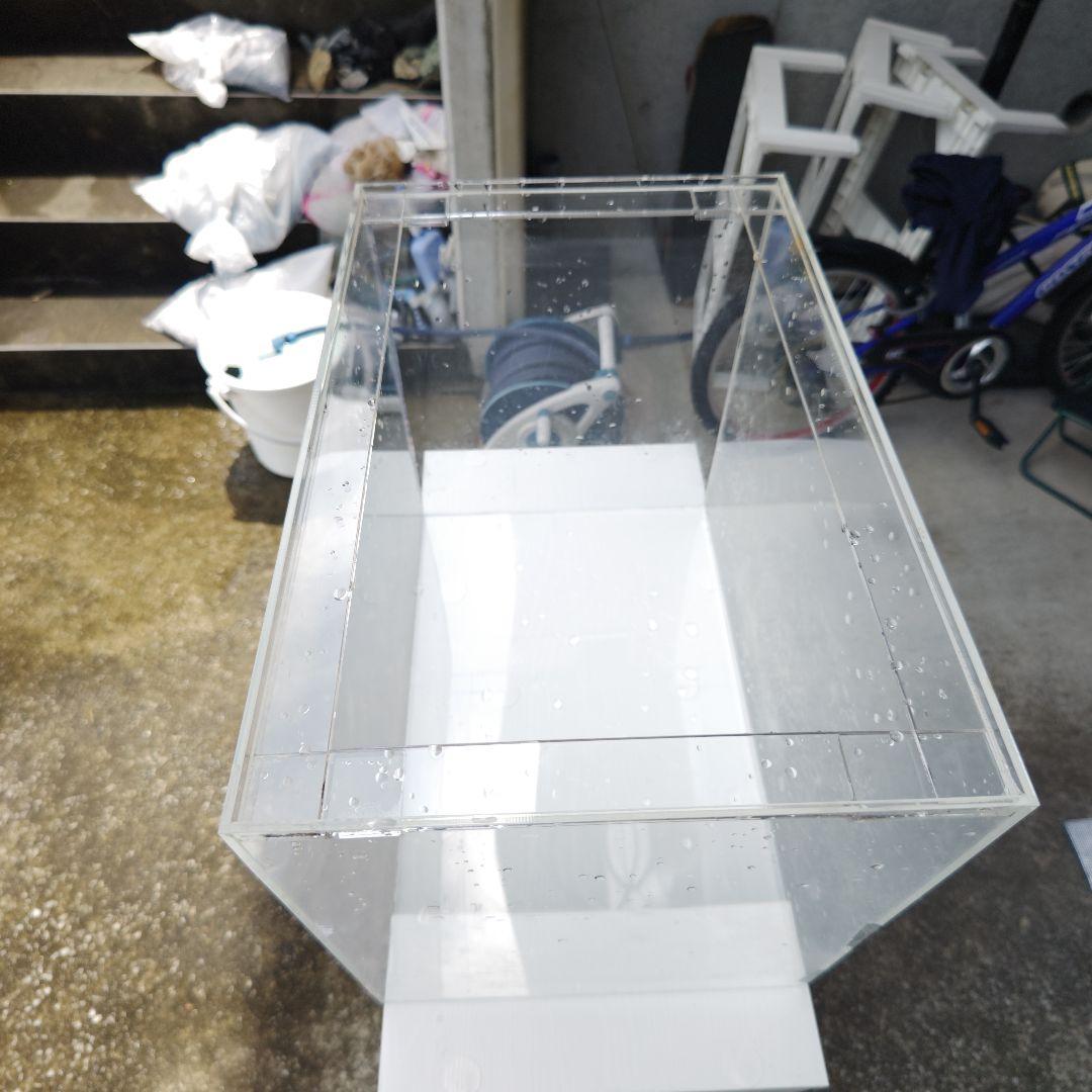 ◆送料込◆【メーカー不明】アクリル水槽 長方形 高透明45×30×36