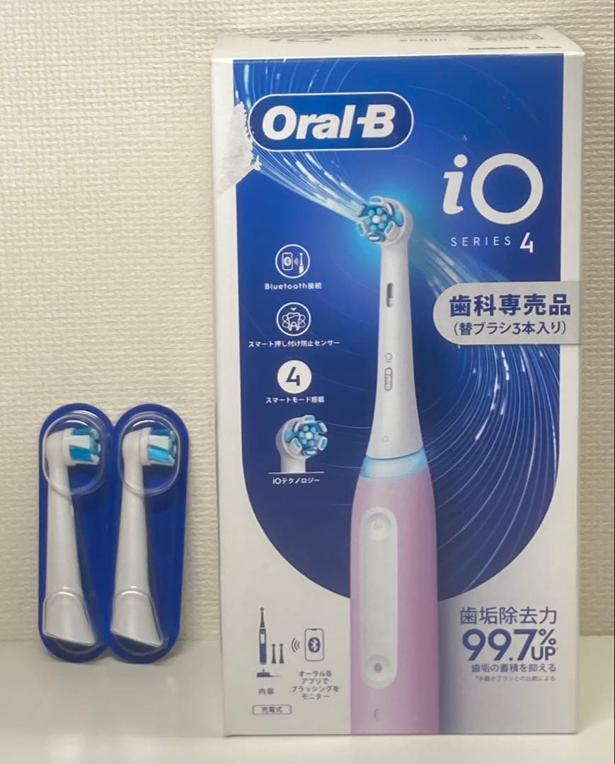 未使用 BRAUN Oral-B iO4 iOG41A60LVPH 電動歯ブラシ