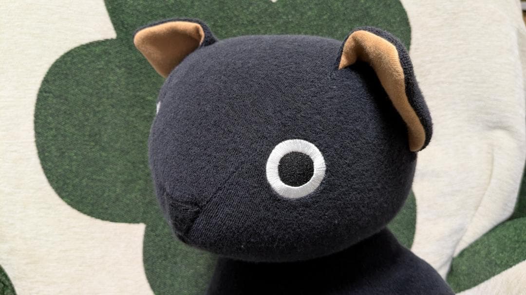 マタノアツコ Atsuko Ｍtano 黒猫ぬいぐるみ 大