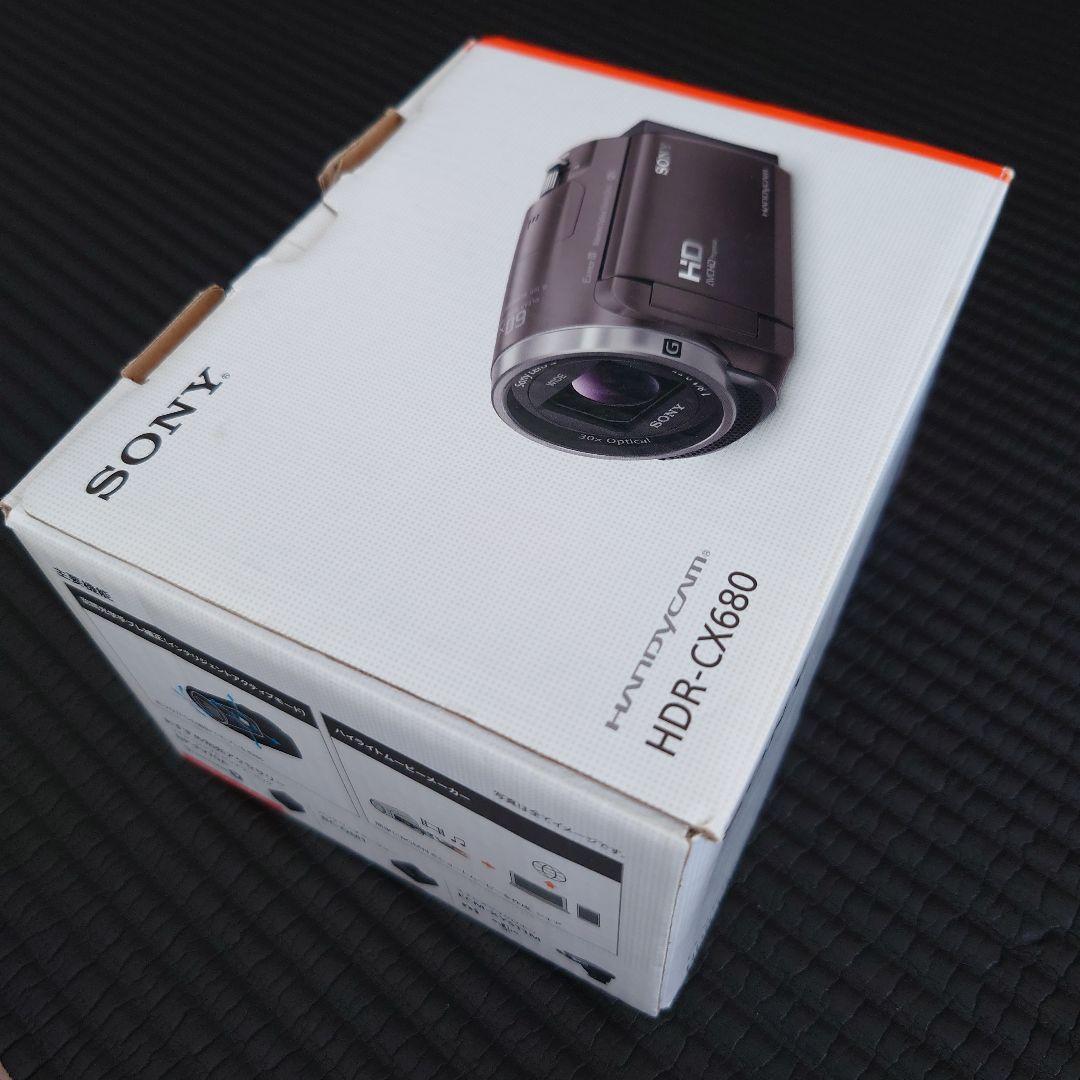 SONY HDR-CX680 赤 ビデオカメラ 本体