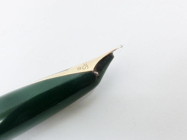 シェーファー グリーン 14K刻印 文房具 万年筆