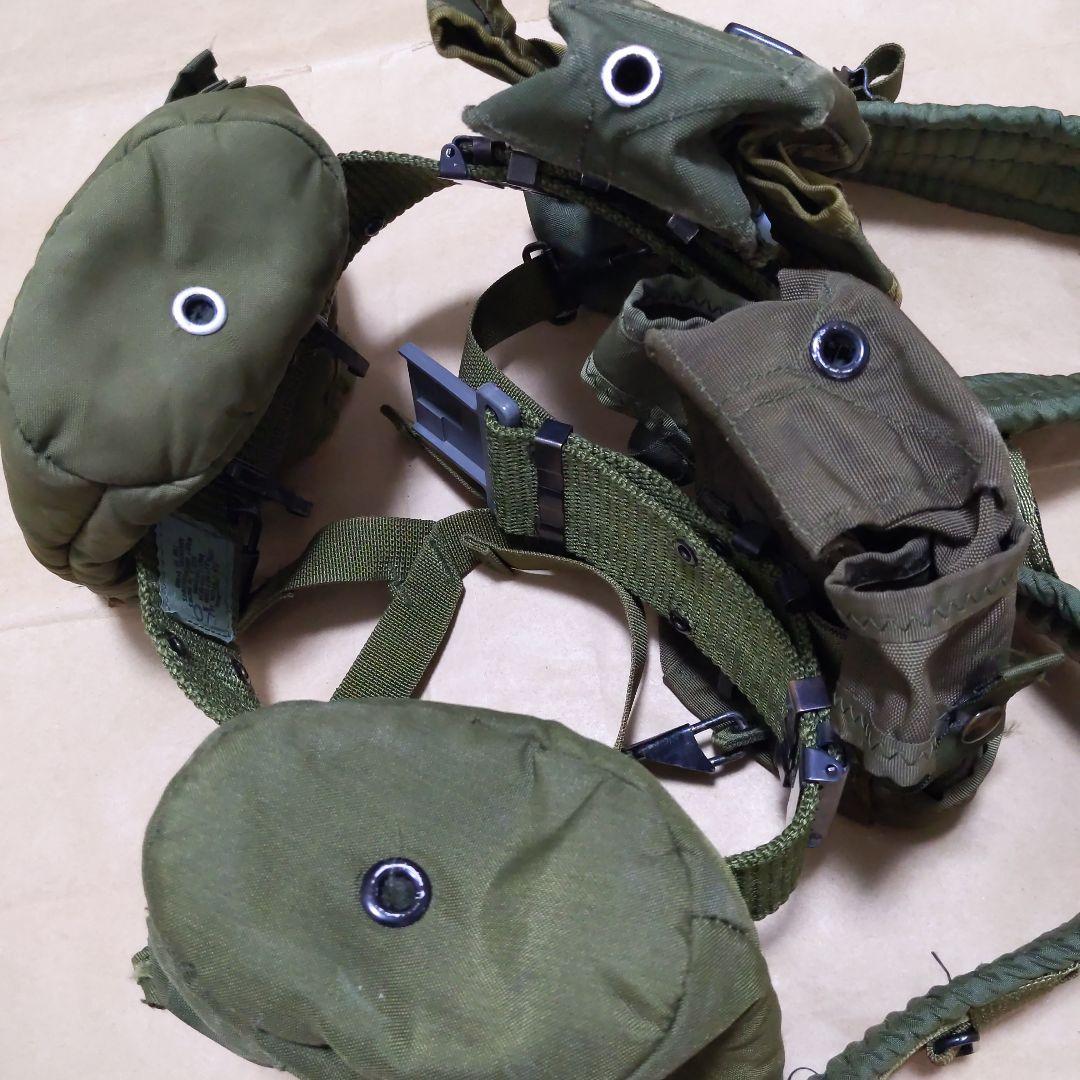 アメリカ軍ALICE装備LC−2ベルト/サスペンダー/ポーチ/カバー 実物中古品