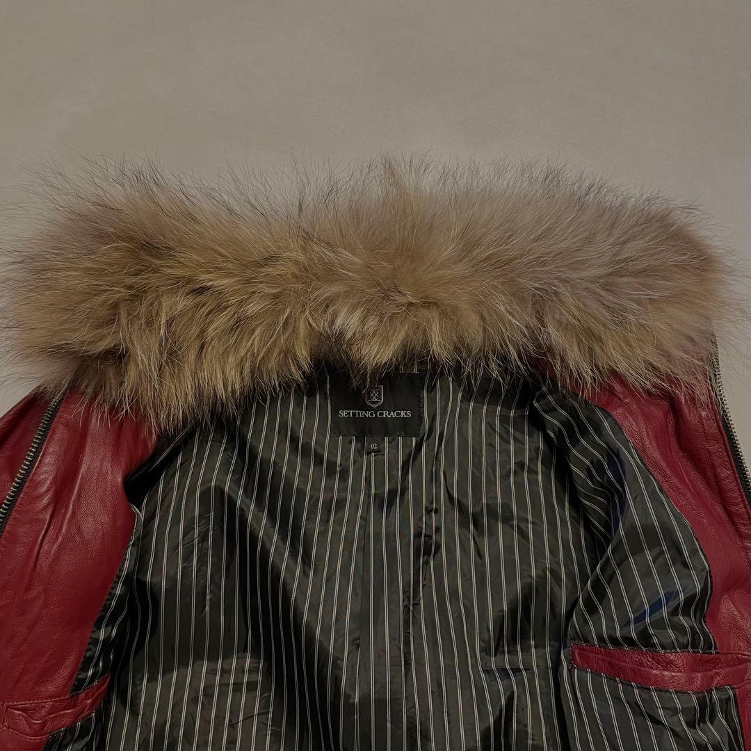 MEN'S BIGI SETTING CRACKS ライダース