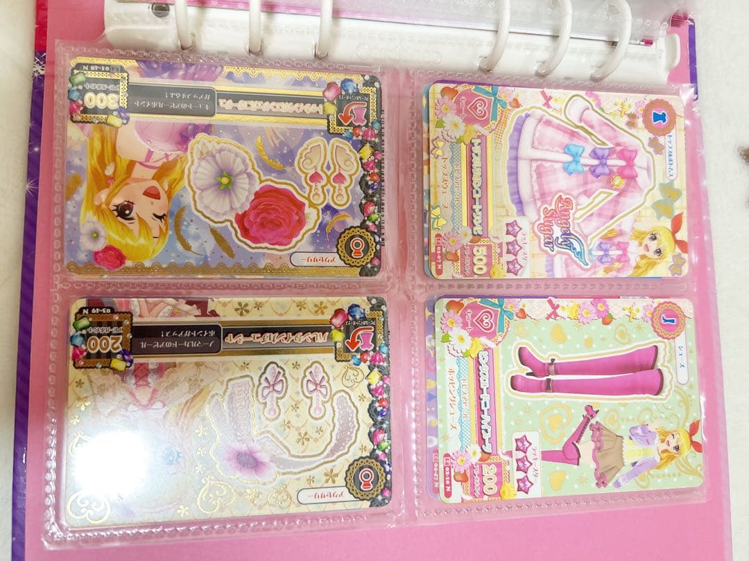 アイカツカード バインダー，カード約355枚まとめ売り