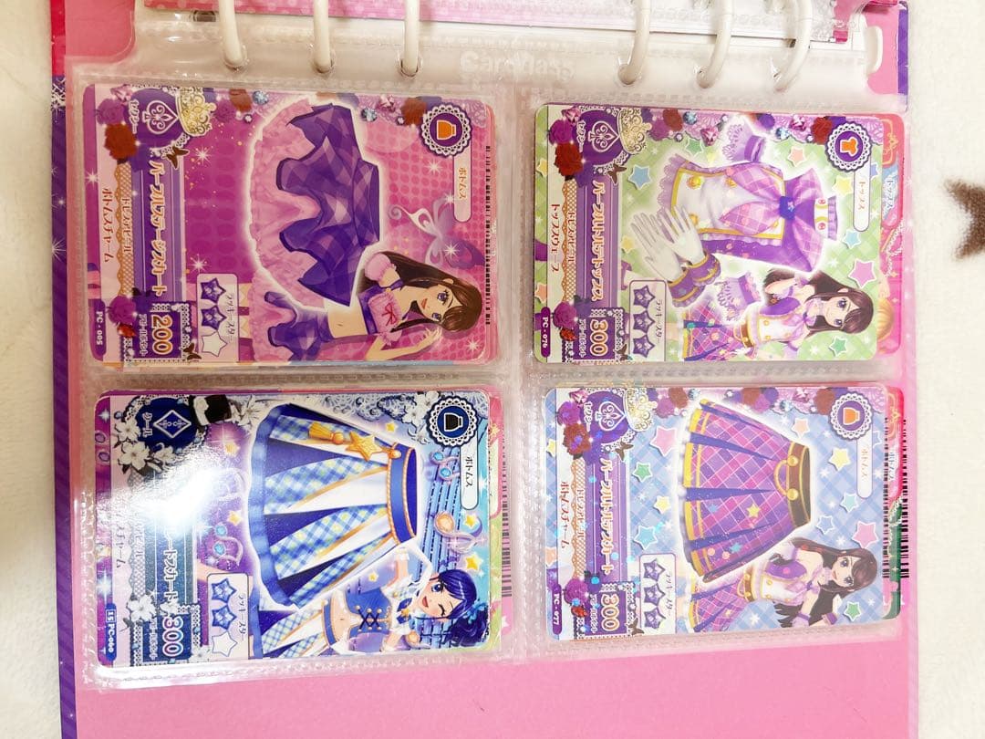 アイカツカード バインダー，カード約355枚まとめ売り